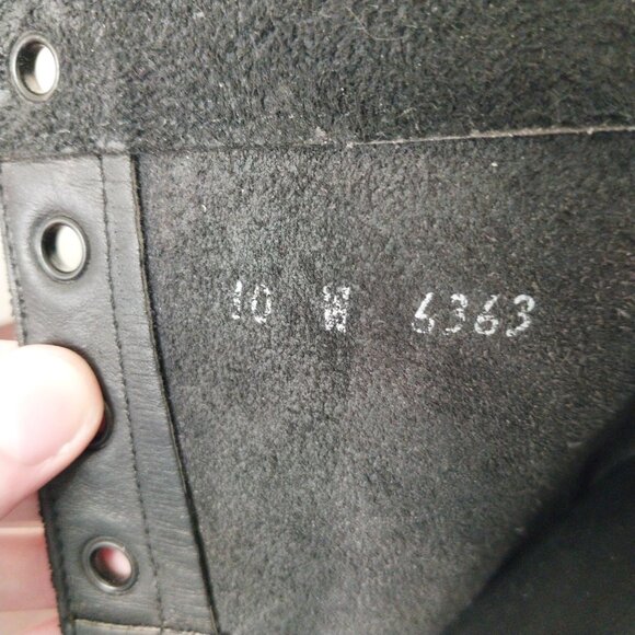 Biltrite Vintage Military Combat Leather Boots Mens Size 10W Good Condition - Picture 12 of 16